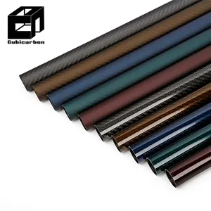 3k Colored Carbon Fiber Tube Prepreg Glossy Matte Carbon Tube 100% Real Carbon High Quality