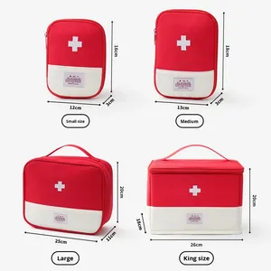 Mới Xách Tay Không Thấm Nước Oxford Vải Y Tế <span class=keywords><strong>Kit</strong></span> Với D-Grip Xử Lý Viện Trợ Đầu Tiên & Khẩn Cấp Cắm Trại An Toàn Viện Trợ Đầu Tiên Nguồn Cung Cấp - Product Image 4