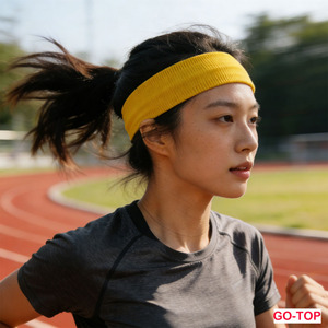 2026年热销批发定制徽标透气弹力运动头带女童吸汗头带高品质全球快递 - Product Image 3