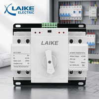 Interruptor de Transferencia Automática (ATS) de Doble Alimentación Montado en Riel, Interruptor de Conmutación, Disyuntor MCB AC 230V 2P 63A