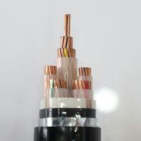 Câble YJV à faible résistance, isolation en uréthane 8,7/15 kV, conducteur en cuivre, IP66, moyenne tension, certifié ISO9001/CCC, construction