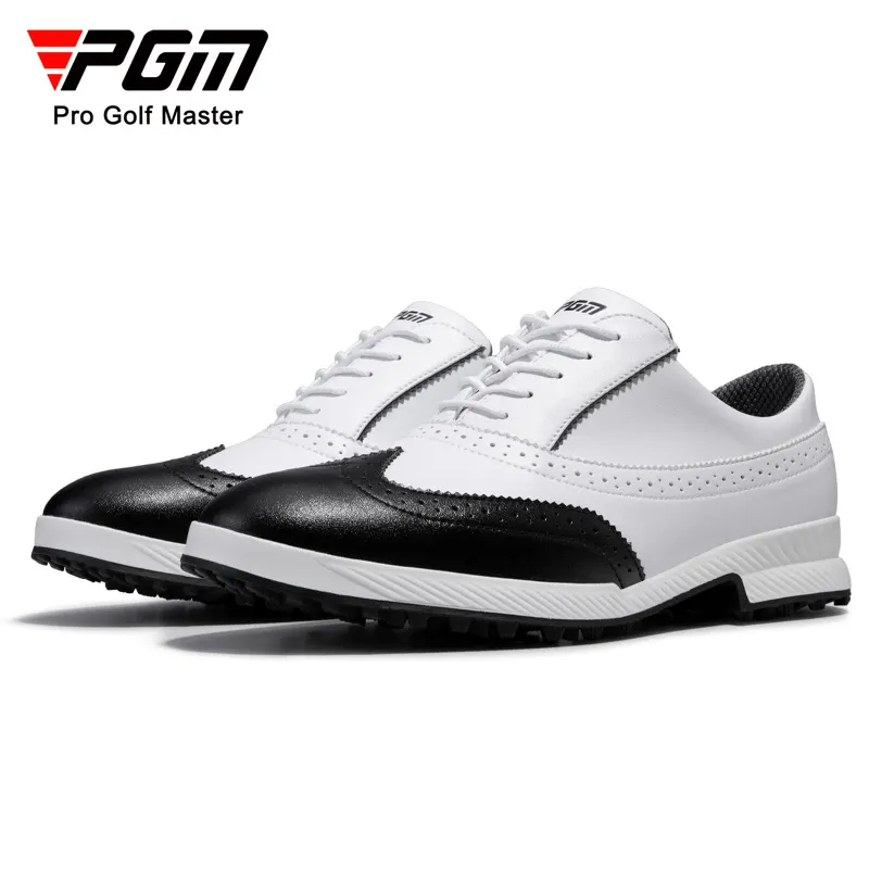 PGM XZ256 microfiber leather golf shoes men 7 size spring waterproof golf shoes