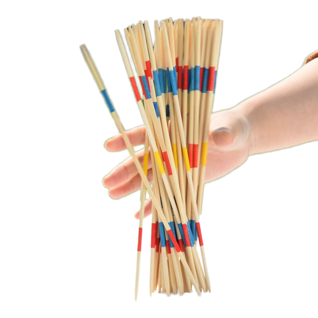 Classic Wooden Pick-up Sticks Board Game for Adults Teens and Kids for Family Fun Toys