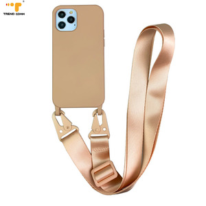 Custodia in silicone liquido per cordino con cinturino a tracolla di nuovo design tedesco per custodia per telefono con collana <span class=keywords><strong>iPhone</strong></span> <span class=keywords><strong>12</strong></span> - Product Image 1