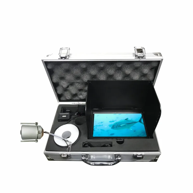 最新のOringinファクトリーAHD 7インチスクリーンビジュアルフィッシュファインダー30Mケーブルラインアイスフィッシング水中フィッシングカメラ