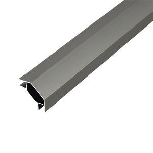 Boîtier d'aviation noir en forme de croissant emballage de bord en aluminium angle de quincaillerie en aluminium extrusion de boîtier de <span class=keywords><strong>vol</strong></span> à surface lisse - Product Image 1