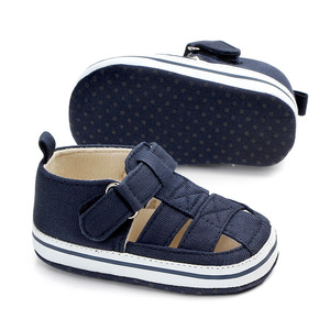 Nuovi arrivi primavera estate in cotone comodi sandali da bambino con punta rotonda per le prime <span class=keywords><strong>scarpe</strong></span> da passeggio - Product Image 5
