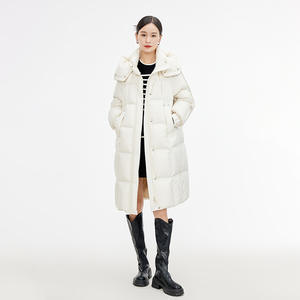 Women's Reversible Waterproof <b>Thin</b> Long Over Knee Hooded <b>Jacket</b> Winter's New Upgraded 90% Goose Down <b>Puffer</b> Down Coat - Product Image 6