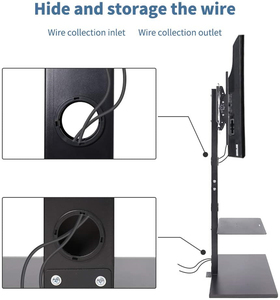 <strong>TV</strong> Tilt Swivel Floor <strong>Stand</strong> <strong>Mount</strong> <strong>TV</strong> <strong>Mount</strong> for 32-65 Inch Flat Panel Screen - Product Image 5