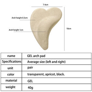2026, новые силиконовые Противоскользящие прокладки KJ для женской обуви на высоком каблуке, надежная Прочная защита от скольжения - Product Image 3
