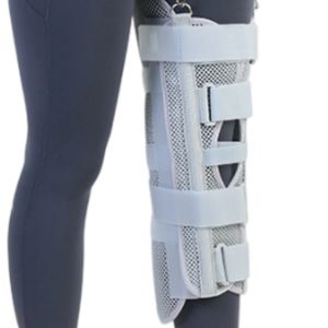 Fabrika Toptan Satış Özelleştirilebilir Nefes Alabilen Diz Üstü Destekleyici Dizlik Bacak Sabitleyici - Product Image 6