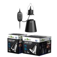 Lampe d'éclairage pour reptiles REPTIZOO Smart WiFi Deep Dome avec contrôle de la température, application et minuterie pour dragon barbu, tortue, gecko léopard