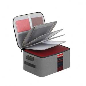 Bolsa de Almacenamiento para Pasaportes Multifuncional, Multicapa, de Gran Capacidad, con Logotipo Personalizado, para Documentos del Hogar y Viajes - Product Image 4