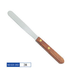 Espátula de yeso Star Teeth con mango de madera y cuchilla de acero inoxidable para hacer moldes 1R 2R 10R 11R - Product Image 3