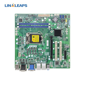เมนบอร์ดอุตสาหกรรม Linkleaps H110 ATX รองรับ LGA1151 สำหรับซีพียู Intel Core I9 I7 I5 I3 รุ่นที่ 6 และ 9  พร้อมพอร์ต LAN แบบ Dual GbE, พอร์ต COM 6 ช่อง, และช่องเสียบ PCIe 2 ช่อง ยี่ห้อ Linkleaps Indus - Product Image 2