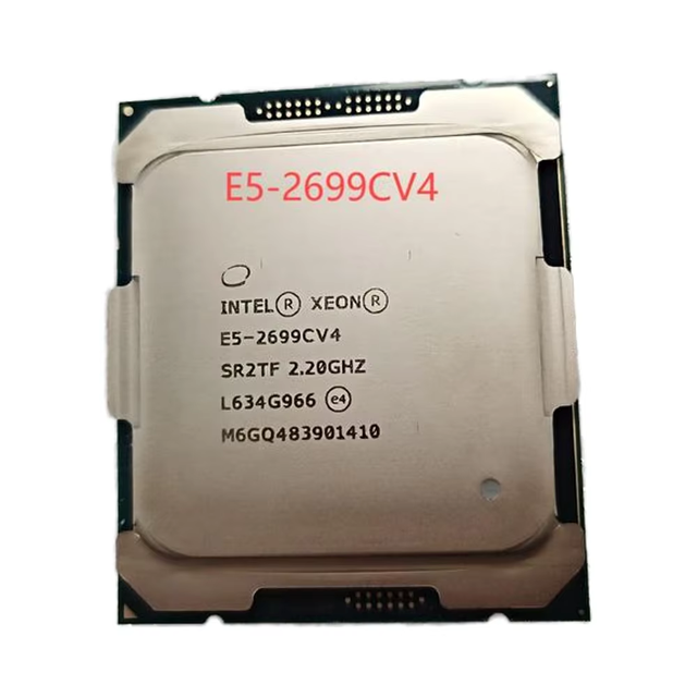 For Intel Xeon Gold E5-2699CV4 22-Cores 2.20GHz CPU Processor FCLGA2011-3 145W for Servers and Desktops Used with Stock