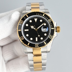 Montre mécanique automatique de plongée avec bracelet en acier inoxydable de qualité supérieure, fonction de lumière nocturne. - Product Image 1