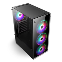 Boîtier ATX Accessoires de boîtier PC Computador Gamer Boîtier de jeu Gabinete Full Tower avec fenêtre à panneau latéral