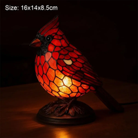 Kardinaallamp Moderne Tafellamp Vogel Led Nachtlampje Creatief Design USB Decoratief Stijlvol Huis Nachtkastje Harslamp Cadeau Valentijn
