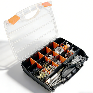 תפור לפי מידה סיטונאי ברור Pp פלסטיק אחסון כלי תיבת עבור בורג אגוזי חלקי - Product Image 3