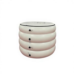 Refroidisseur gonflable cylindrique en PVC avec couvercle, petite <span class=keywords><strong>baignoire</strong></span> gonflable - Product Image 5