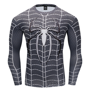Maglietta a maniche lunghe <span class=keywords><strong>da</strong></span> uomo <span class=keywords><strong>Spiderman</strong></span> abbigliamento a trasferimento termico stampa 3d abbigliamento ad asciugatura rapida abbigliamento sportivo abbigliamento <span class=keywords><strong>da</strong></span> ciclismo