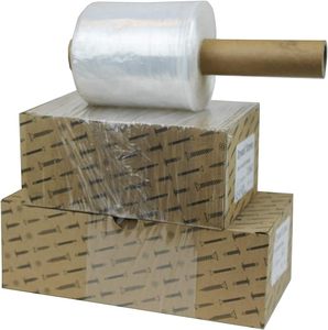 PE Stretch Wrap Roll Clear Cling Film Industrial Strength <b>Mini</b> Hand Extended Core Handle <b>Supermarket</b>/Grocery/Industrial - Product Image 3