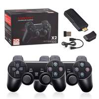 Console de jeu domestique X2 2022, mise à niveau, trous de refroidissement ergonomiques, double joystick sans fil, lecteur de jeux vidéo rétro 3D classique, 64 Go