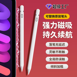 Lápiz Óptico Wisoneng para iPad con Carga Magnética, Sin Retraso, Anti-Toque Accidental, Punta de Repuesto para Tableta de Dibujo - Product Image 1