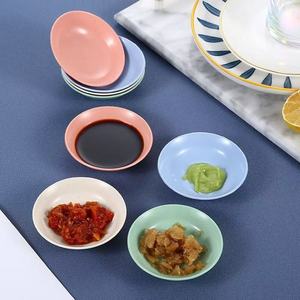 Soy Sauce Dish Set Round Ceramic Multi Color For Home Hotel Restaurant Use - Product Image 4