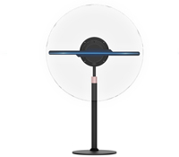 Table de ventilateur d'hologramme 3D 35CM Mini projecteur holographique Affichage de ventilateur LED Projecteur d'hologramme Projection holographique 3D
