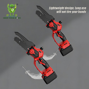 Lithium Chainsaw 8 Inch Cordless Brushless Electric Chainsaw HandHeld <strong>Chain</strong> Saw for Tree Trimming Wood Cutting Garden Pruning - Product Image 4