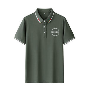 เสื้อกอล์ฟปักโลโก้ตามสั่ง สีม่วง เสื้อโปโลผู้หญิงสีส้มพิมพ์ลายตามสั่ง ขายส่งจำนวนมาก ผ้าฝ้าย 100% สำหรับผู้ชาย - Product Image 3