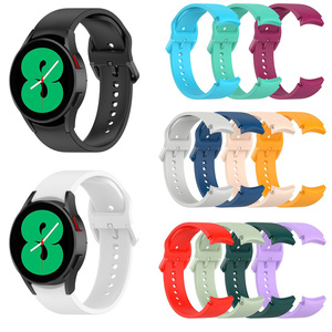 Cinturino per Orologio da 20mm all'Ingrosso per Samsung Galaxy Watch 7/6/<span class=keywords><strong>5</strong></span>/4 44mm 40mm, Bracciale in Silicone per Galaxy Watch 6 Classic <span class=keywords><strong>5</strong></span> <span class=keywords><strong>Pro</strong></span> - Product Image 2