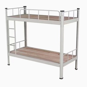 Cama de metal espacial para Hotel y hotel, cama doble de acero, muebles para adultos, litera para loft - Product Image 1