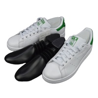 Embauchoirs ajustables en plastique pour chaussures basses homme - Formes de présentation anti-plis pour chaussures - Noir - Logo personnalisé - Marque Hexing - Modèle