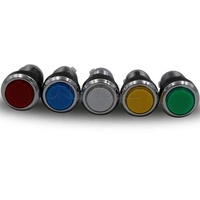 Boutons poussoirs d'arcade en métal et plastique de 30 mm, interrupteurs lumineux pour machine de jeu d'arcade, pièces en anglais