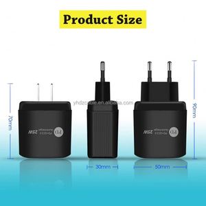 EU US UK Fast Charging 25W PD Mobile Phone Charger Head <b>Type</b>-<b>C</b> Travel <b>Adapter</b> for iPhone Desktop Use - Product Image 6