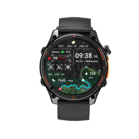 Montre connectée Miccell 5 ATM, charge sans fil, batterie longue durée, fréquence cardiaque, oxygène, IA, répond aux appels