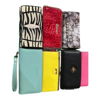 Dompet Branded Mewah Bekas A10 Grosir untuk Pria dan Wanita, Tas Tangan dan Dompet Mini Musim Panas Kondisi Bagus