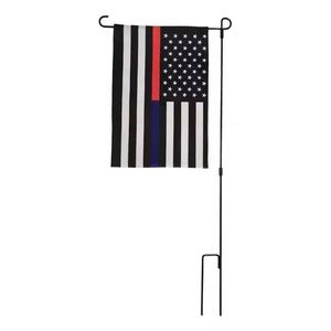 Wholesale United States Festival Patriotic Custom Printing Linen Yard <b>Flag</b> for Garden Party Decoration - Product Image 2