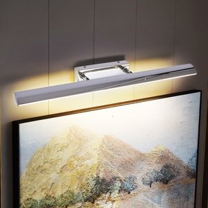 Modern Design <b>LED</b> Wall-Mounted Mirror <b>Vanity</b> Lamp IP44 Rated for Home Bathroom Living Room Bedroom Hotel Use Chrome Shade - Product Image 3