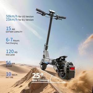 Trottinette tout-terrain à double moteur 48V 20Ah 10 pouces, puissante, trottinettes électriques tout-terrain, trottinette K10, K10 K10 Scoote - Product Image 4