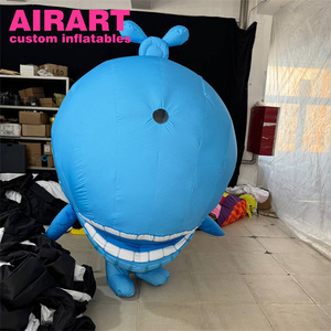 Street Walking Publicidad Inflable Oso de dibujos animados Disfraz Mascota Globo para la venta - Product Image 6
