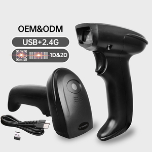 Handheld 1D 2D 2.4G USB Wireless Barcode <strong>Scanner</strong> QR <strong>Code</strong> <strong>Reader</strong> for Receipt Cash Register Inventory Bank - Product Image 1