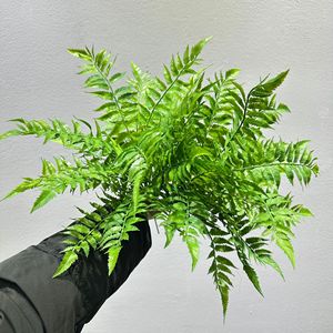 Plante artificielle de fougère Meng Jie 40 cm, feuillage vert, décoration intérieure - Product Image 1