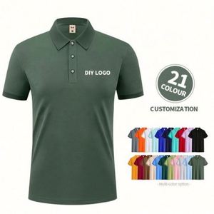 Guangzhou Clothing Cost-Effective Unisex Solid for Shirts Knitted Fabric Breathable Quick Dry for Custom Logo - Product Image 5