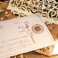Cartes d'invitation de mariage royal personnalisées cartes de menu pour cartes d'invitation de mariage pour la fête