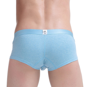 Gay <span class=keywords><strong>ragazzi</strong></span> <span class=keywords><strong>Sexy</strong></span> intimo uomo in cotone traspirante maglia Boxer slip con grande custodia pene personalizzabile - Product Image 5