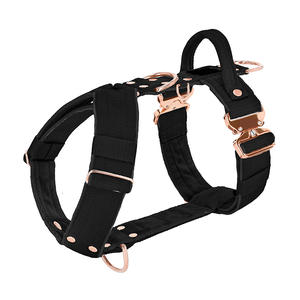 プレミアム アジャスタブル ペット ハーネス ベスト フルボディ 人間工学に基づいた ベージュ 犬用ハーネス 快適なパッド付き - Product Image 6